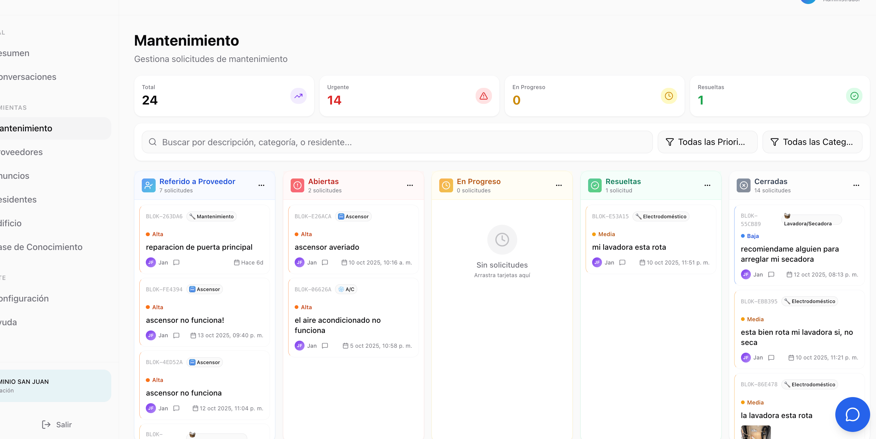 Solicitudes Que No Se Pierden